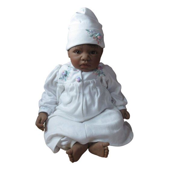 Lee Middleton Doll - 20" Vinyl Soft And Innocent African American Model 00152 - Picture 1 of 14